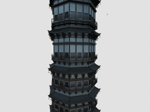 ancient tower 3Dモデル