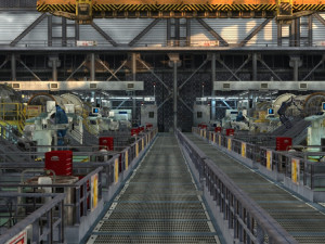 factory workshop Modelo 3D