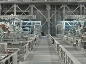 factory workshop 3D Model