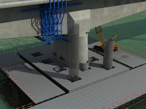 建一座桥 3D 模型