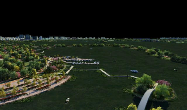 danau kunming Model 3D .c4d .max .obj .3ds .fbx .stl .blend