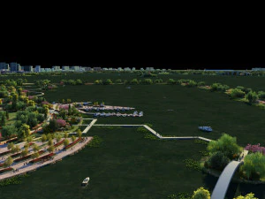 쿤밍 호수 3D 모델