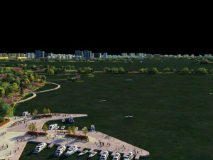 쿤밍 호수 3D 모델