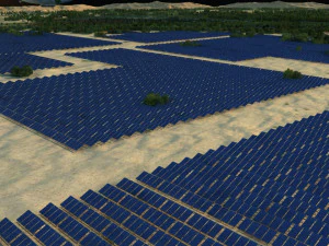 energi matahari Model 3D