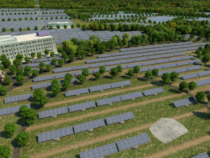 solar energy 3D Model