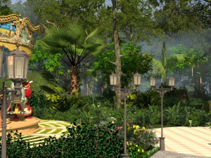 amusement park 3D Model