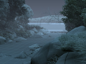 river 3D 模型
