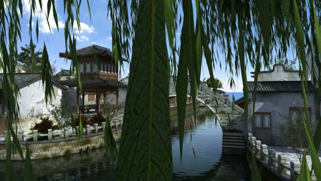 ancient building 3D Model .c4d .max .obj .3ds .fbx .stl .blend 