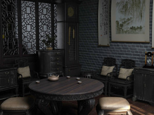 courtyard 3D 模型
