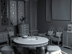 courtyard 3D Model