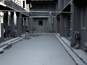 courtyard 3D 模型