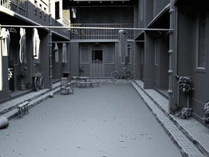 courtyard 3D Model