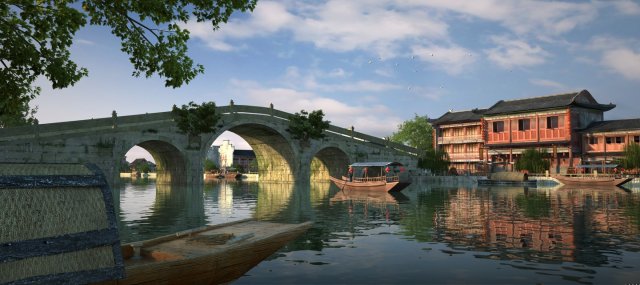 ancient architecture 3D Model .c4d .max .obj .3ds .fbx .stl .blend 