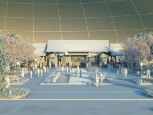 garden entrance 3D मॉडल
