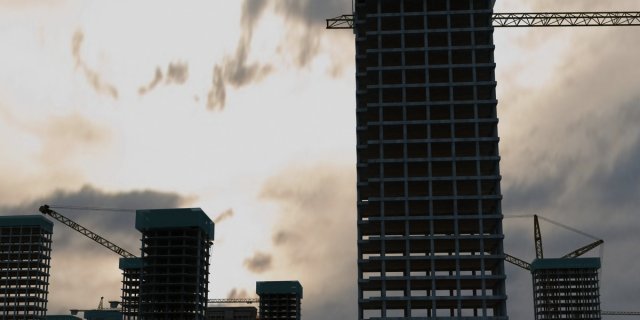 construction site Modello 3D .c4d .max .obj .3ds .fbx .stl .blend 