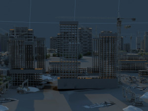 construction site Modello 3D