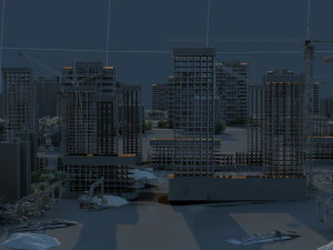 construction site 3D Model