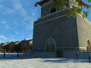 antike Architektur 3D Modell