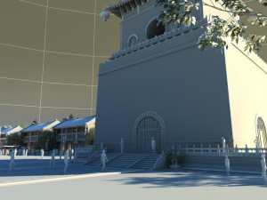 ancient architecture 3D मॉडल