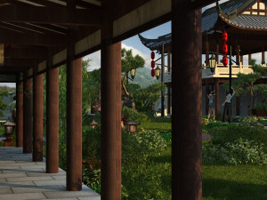 ancient architecture 3Dモデル