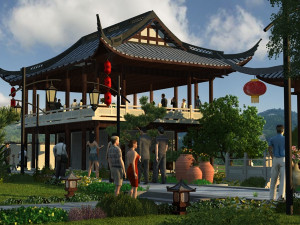 ancient architecture 3Dモデル