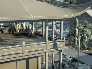 ancient architecture 3D-Modell