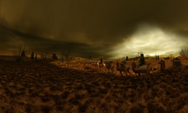 desert camel team 3D Model .c4d .max .obj .3ds .fbx .stl .blend 