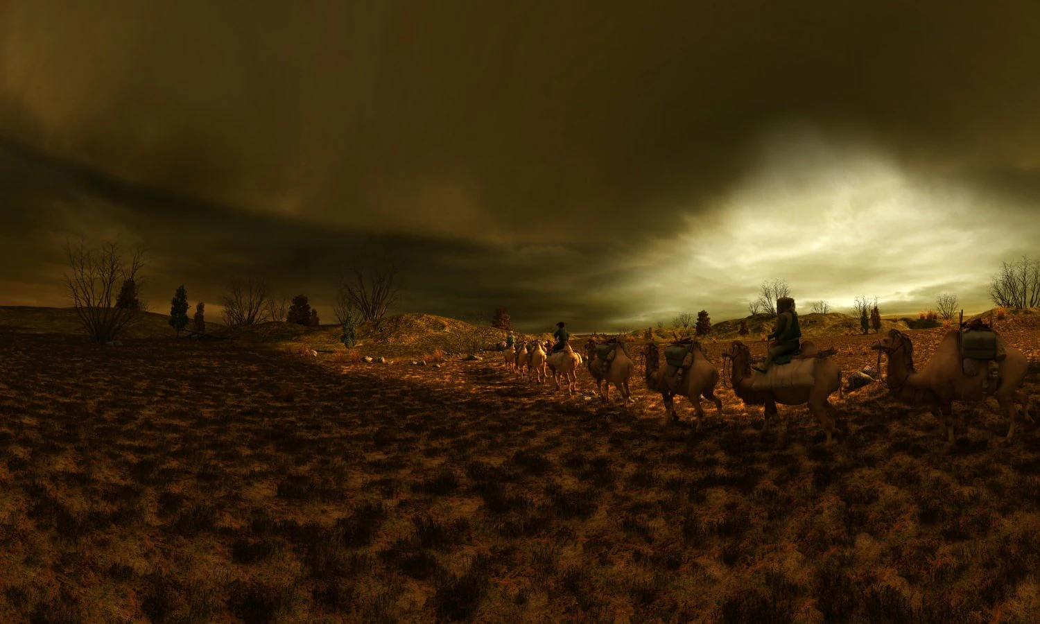 desert camel team 3D Model .c4d .max .obj .3ds .fbx .stl .blend 