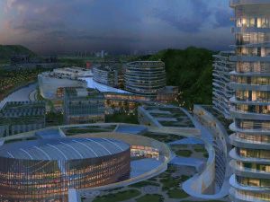 city night view 3D Model