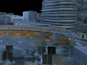 city night view 3D Модель