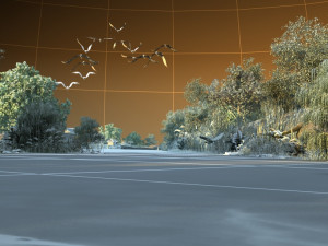 stone bridge Model 3D