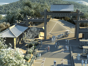 ancient architecture Model 3D