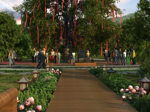 wishing tree 3D-Modell