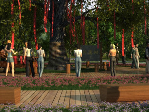 wishing tree 3D-Modell