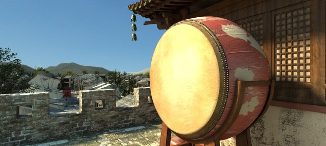 drum tower 3D मॉडल .c4d .max .obj .3ds .fbx .stl .blend 