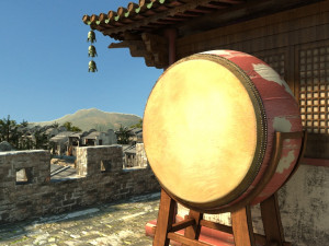 drum tower 3D मॉडल