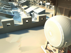 drum tower 3D मॉडल