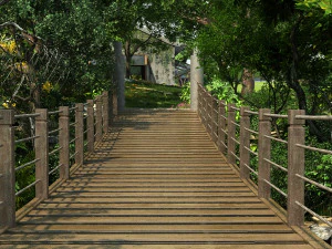 wooden bridge 3D Model