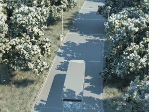 classical park 3D Model