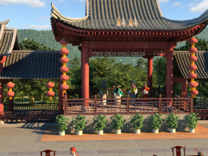 ancient architecture Modèle 3D