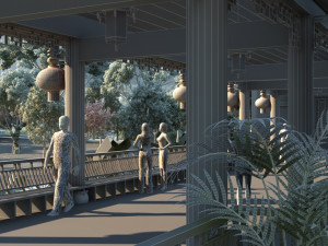 ancient architecture Model 3D