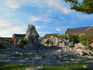 antike Architektur 3D Modell