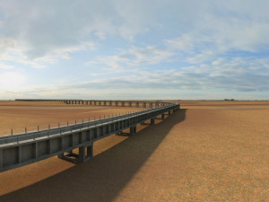 stone bridge Modelo 3D