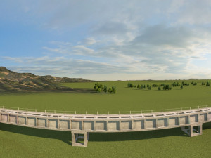 stone bridge 3D Model