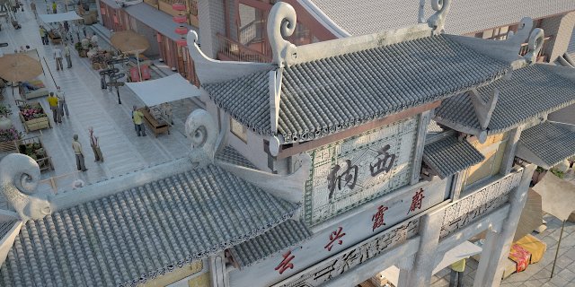 ancient architecture Modelo 3D .c4d .max .obj .3ds .fbx .stl .blend 