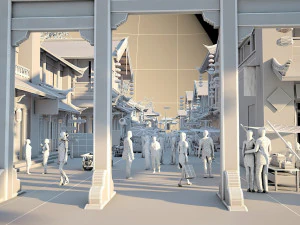 ancient architecture 3D Model