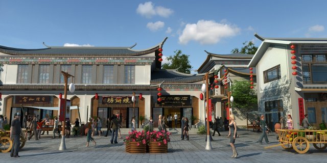 ancient architecture 3D Model .c4d .max .obj .3ds .fbx .stl .blend 
