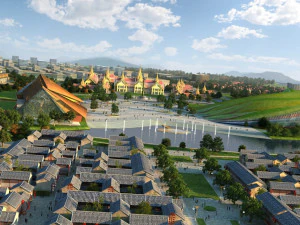 arsitektur kuno Model 3D