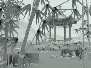 ink pavilion 3D 모델