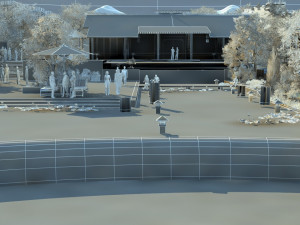 resort 3D Modell